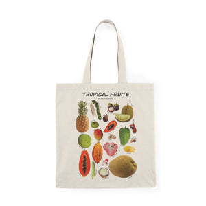 Tropical Fruits Natural Tote Bag