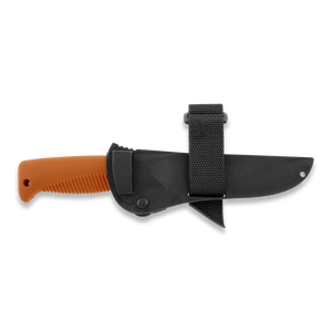 Peltonen M07 Ranger Puukko Black Cerakote Orange Handle FJP137