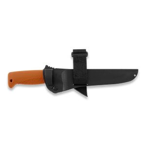Peltonen M95 Ranger Puukko Black Cerakote Orange Handle FJP140