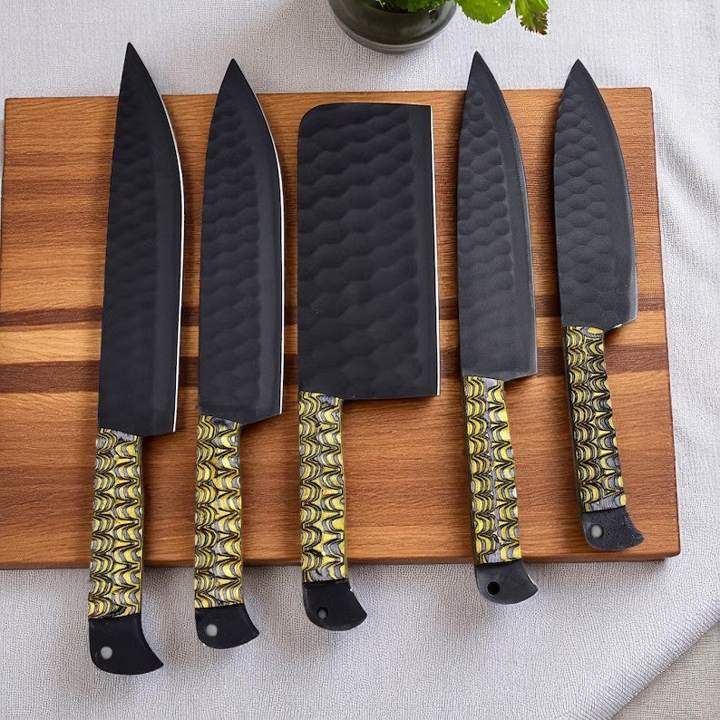 Sharpest Knife Set – 8-Piece Full Tang VG10 Stainless Steel