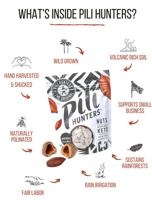 6-pack Pili Hunters™ Nut Variety FREE SHIPPING!