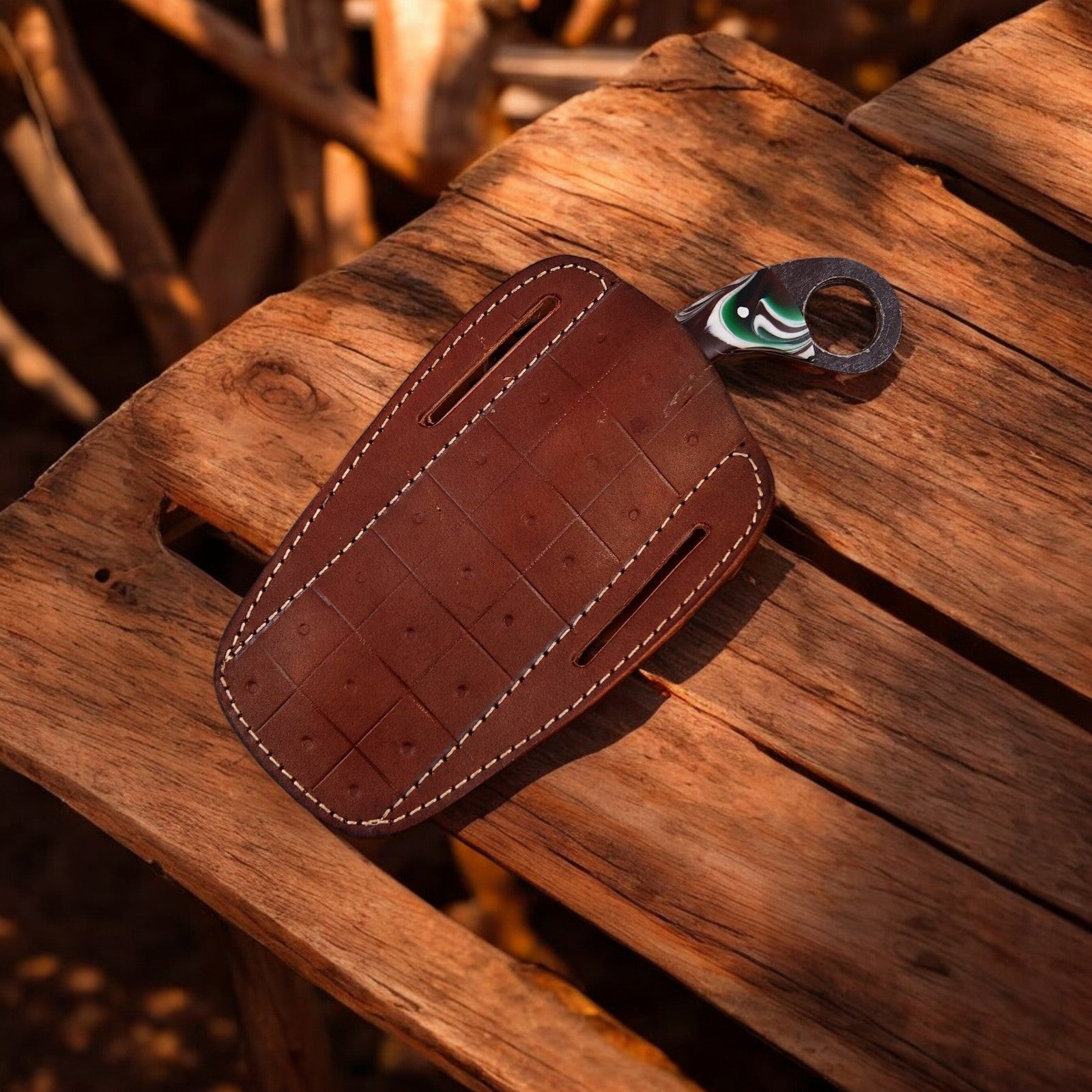 Custom Handmade Bull Cutter Knife – 8" File Tool Steel