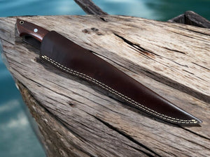 Handcrafted Rosewood Fillet Knife - Precision at 14.4